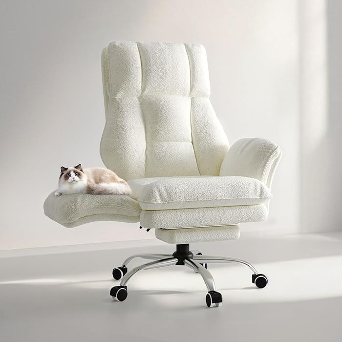 HOMRELEXA Big and Tall Office Chair, Flip Armrests for Pets & Cross Legged Sitting, Executive Erg... | Amazon (US)
