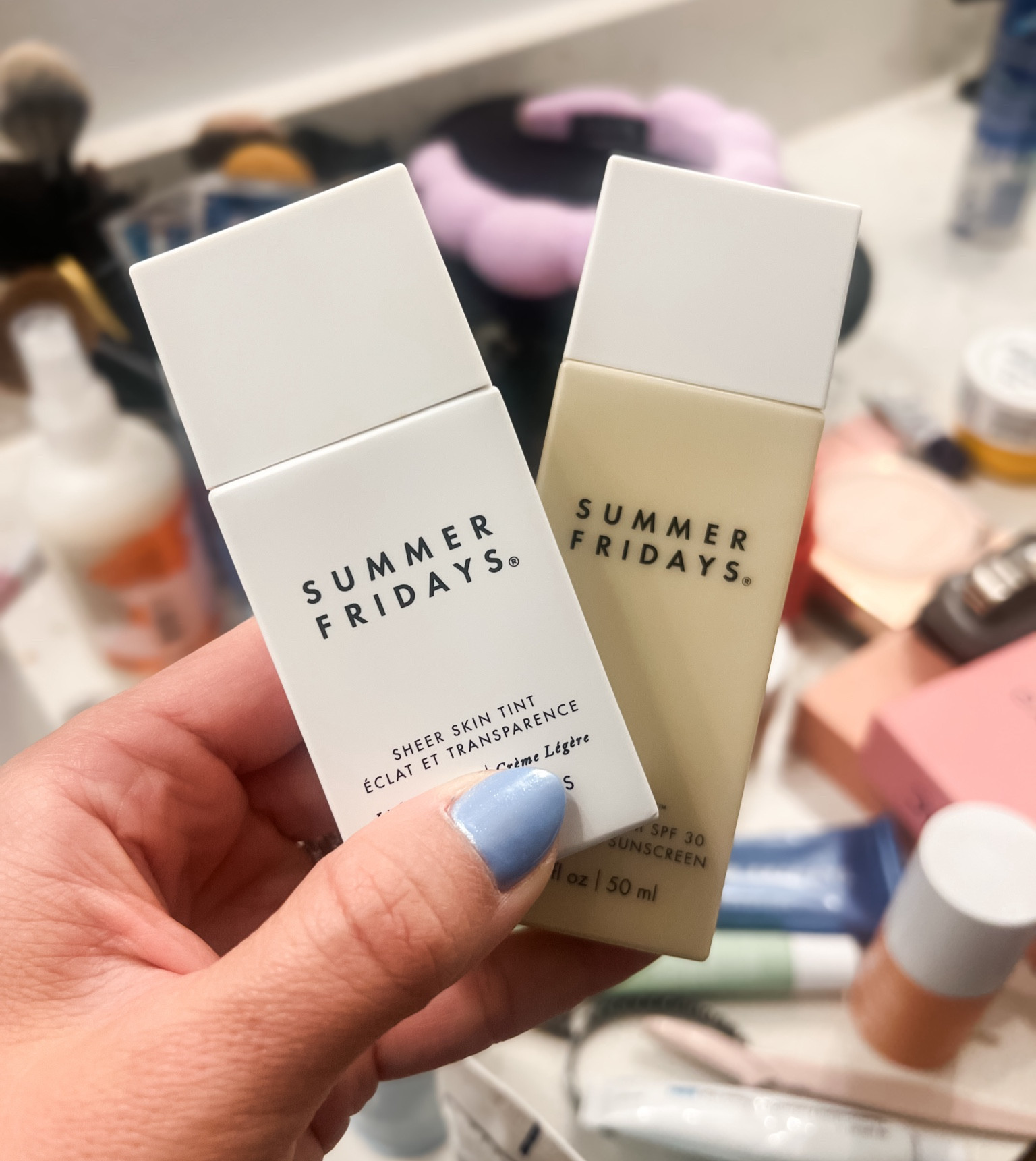 My favorite duo right now! ☀️ The perfect sheer sunscreen and sheer tint! I wear shade 4 and it matches my skin perfectly! 

#LTKBeauty