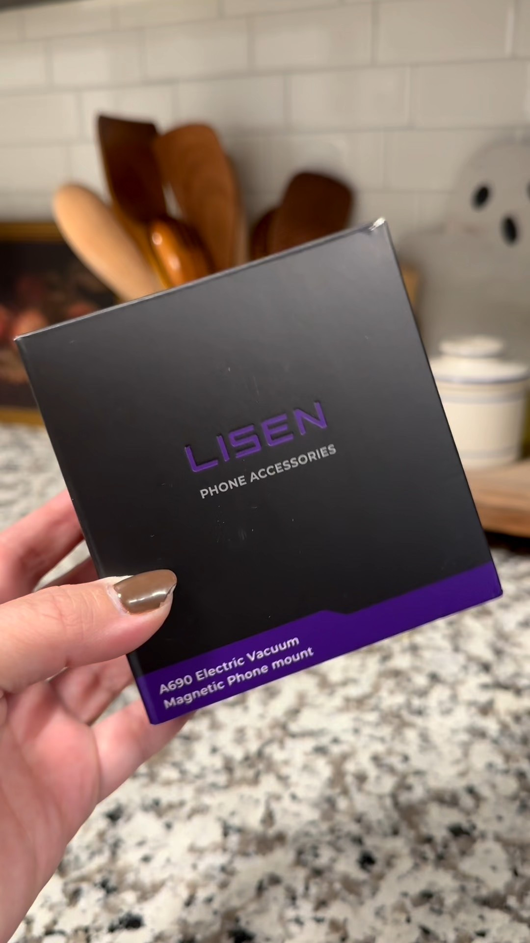 Electric Vacuum Phone Mount 
Use code LISENHE1 for discount! 