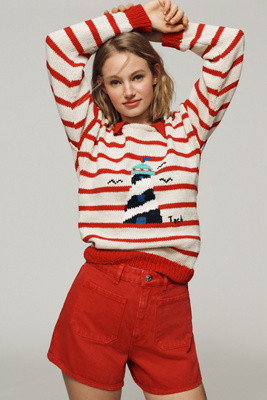 Tach Clothing 100% Cotton Splash Sweater | Anthropologie (US)