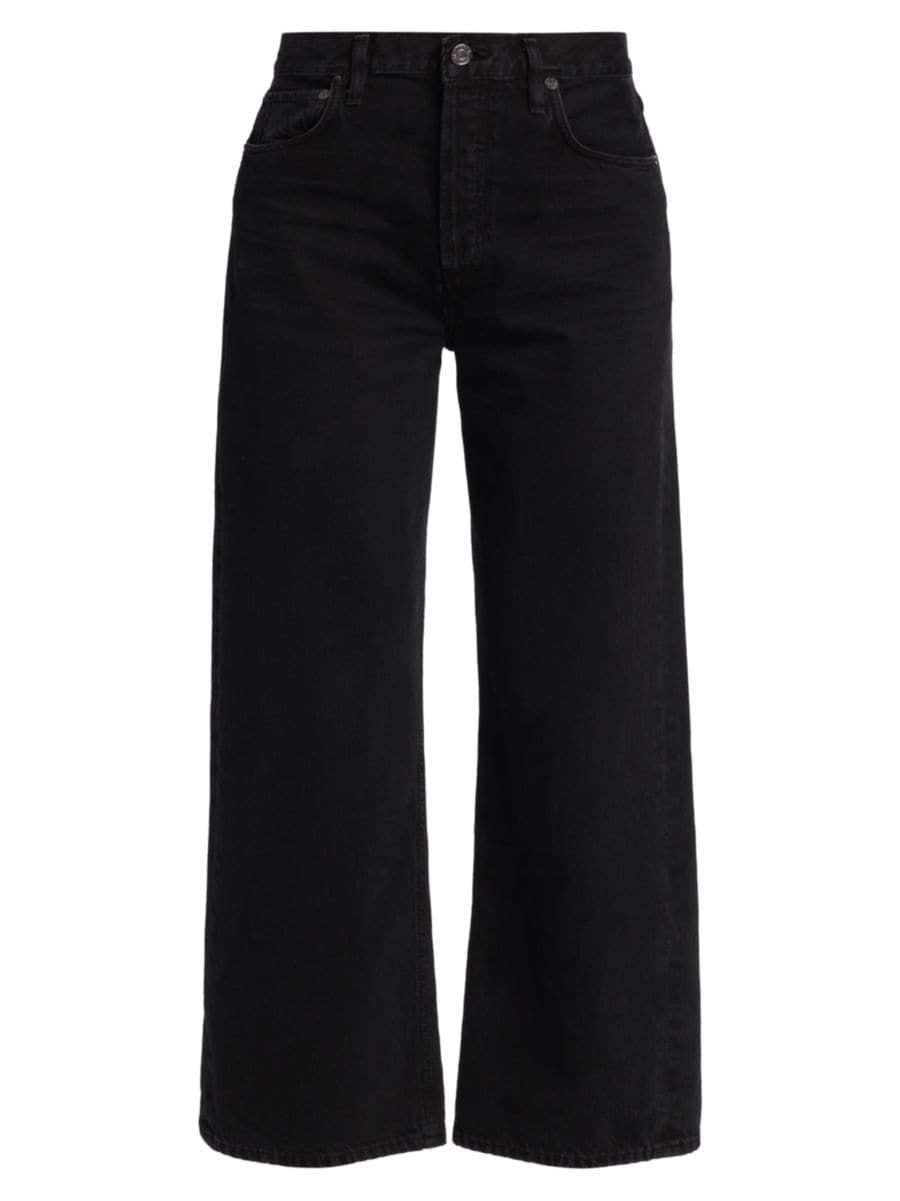 Ren Ankle-Crop Wide-Leg Jeans | Saks Fifth Avenue