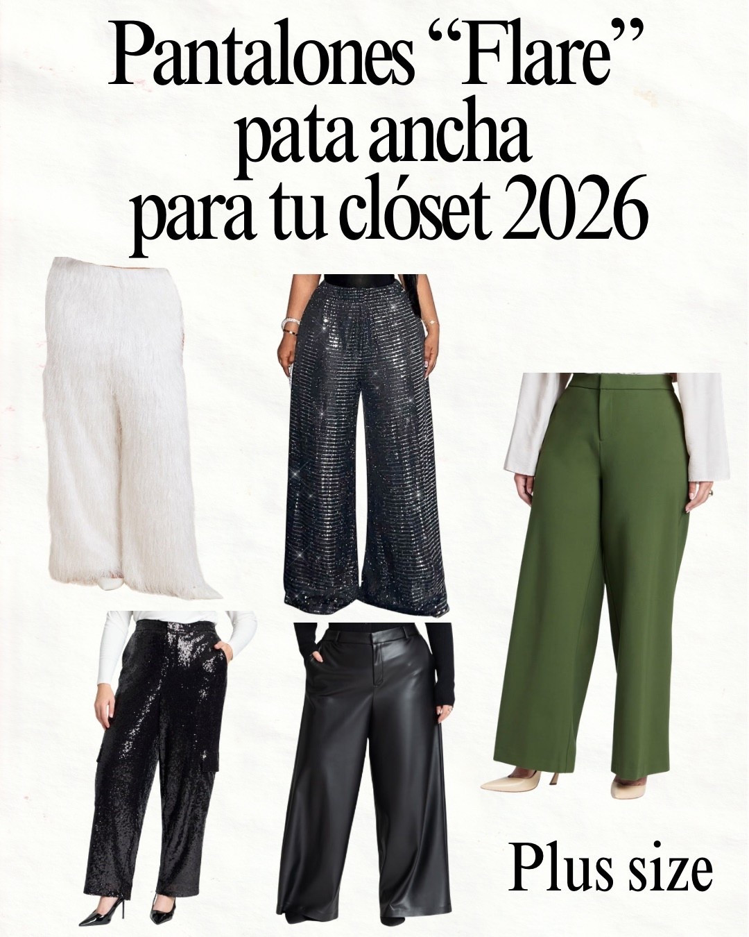 Pantalones de pata ancha para las fiestas.

#LTKActive #LTKPlusSize #LTKSeasonal