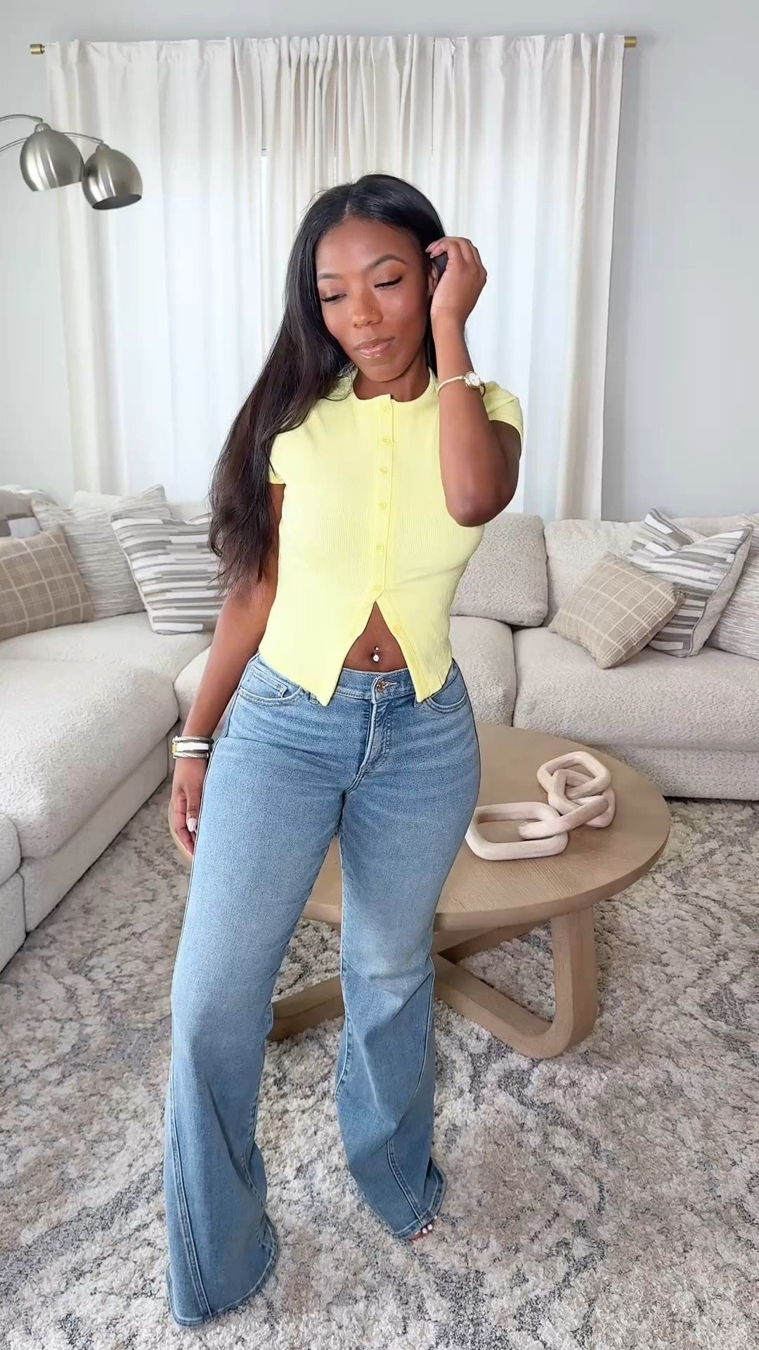 The perfect 90s spring top! It has everything you need for spring . 

#LTKootd #LTKdayinmylife #LTKSpringSale