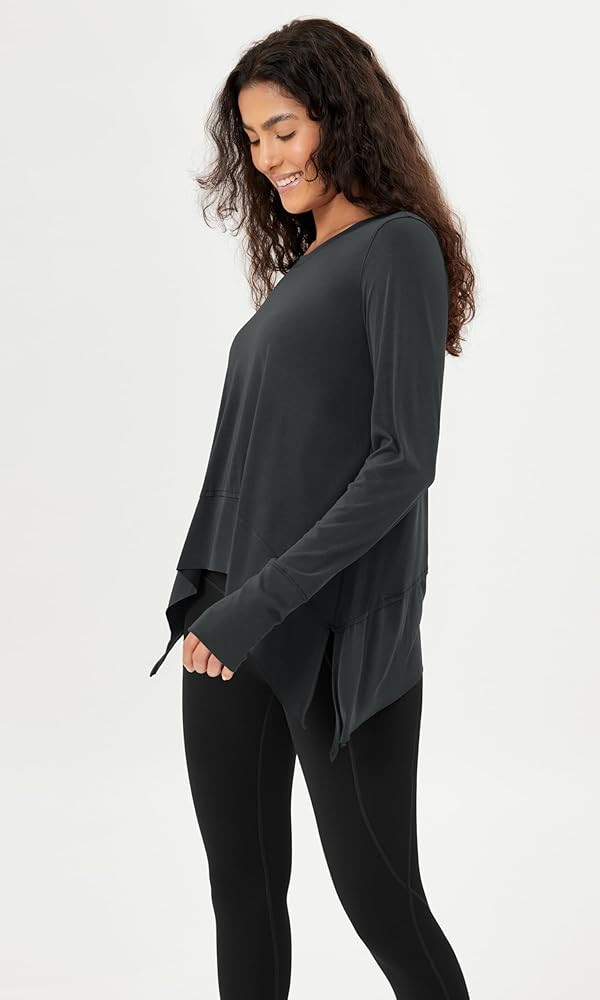 ODODOS Women's Modal Soft Long Sleeve Tee with Thumb Hole Athletic Gym Workout Tops Yoga Shirts | Amazon (US)