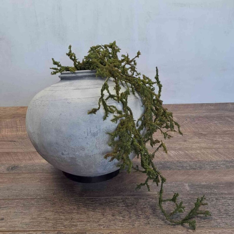 Vintage African Clay Water Vessel on Ring, Large Clay Vessel, Stoneware Vessel, Stoneware Pot, St... | Etsy (US)