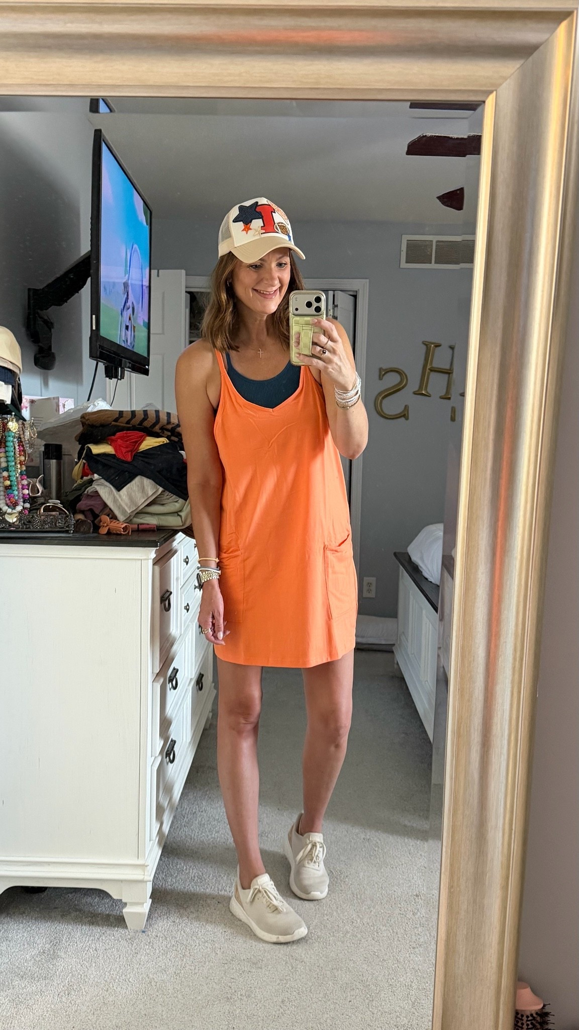Game day when it’s still ungodly hot out! 🧡💙🏈

#LTKootd #LTKOver40 #LTKTall