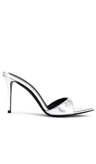 Heel Sandal in Silver | Revolve Clothing (Global)