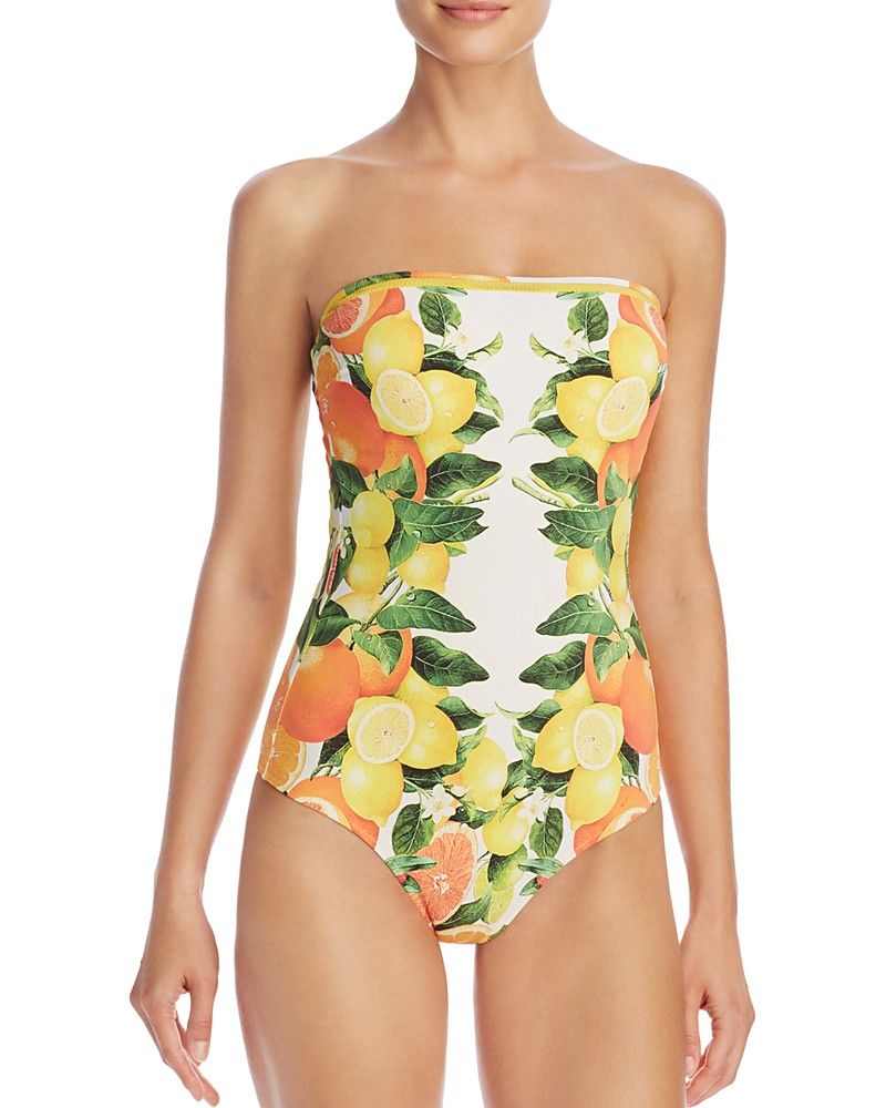 Stella McCartney Citrus Bandeau One Piece Swimsuit | Bloomingdale's (US)