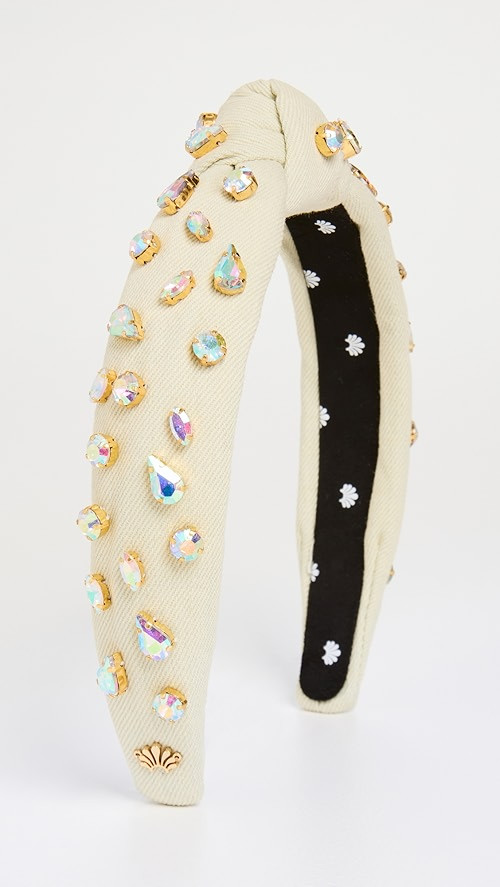 Slim Candy Jeweled Knotted Headband | Shopbop