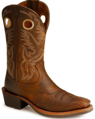 Ariat Men's Heritage Roughstock Performance Western Boots - Square Toe (NEW) | eBay US
