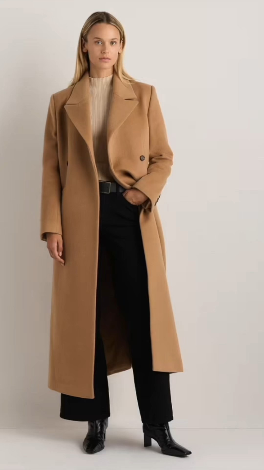 Layering a packable down sweater underneath is how I stay warm without bulk. This one change makes wool coats wearable all winter. 

#LTKootd