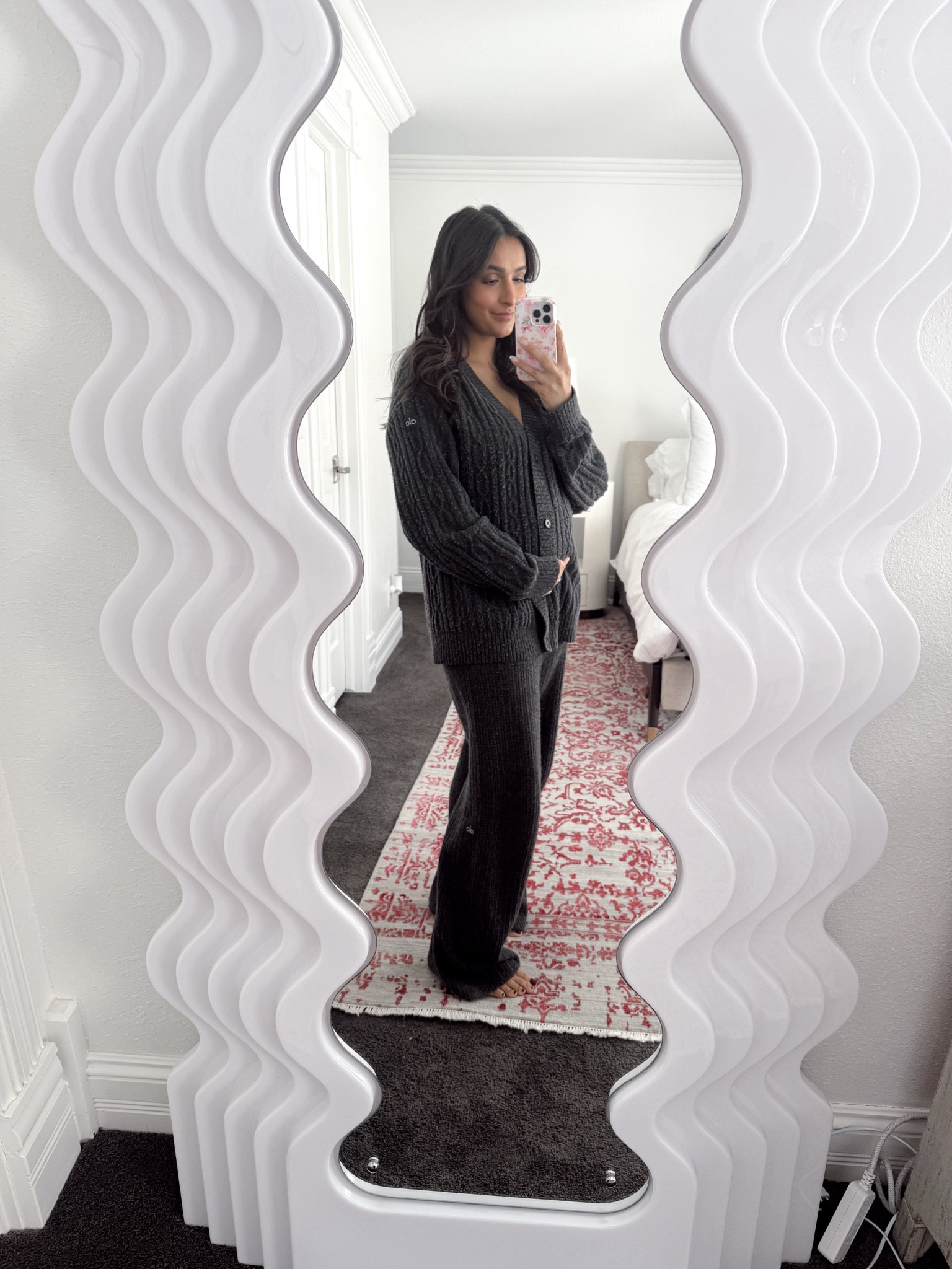 The cutest and coziest set from alo! I’m wearing a size small in the cardigan and a medium in the bottoms❄️🖤

#LTKBump #LTKSeasonal #LTKStyleTip