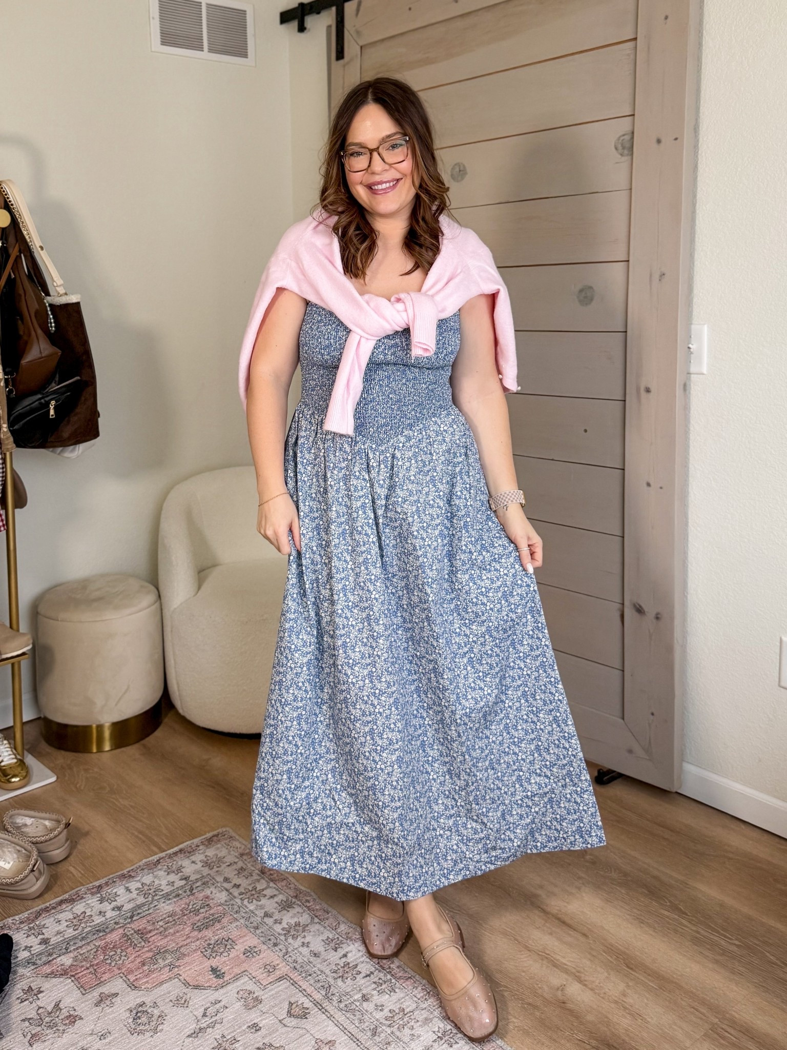 Spring dress paired with a soft cardigan is the perfect look when it’s still a little chilly! 

#LTKMidsize #LTKootd #LTKSeasonal