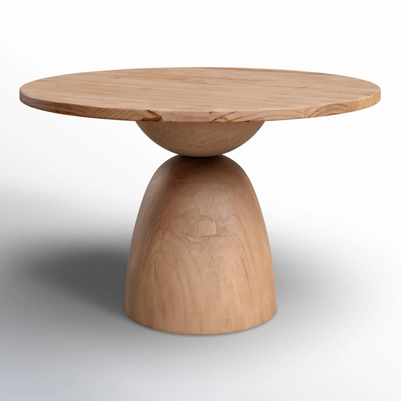 AllModern Saria Reclaimed Pine Round Modern Hourglass Bistro Dining Table & Reviews | Wayfair | Wayfair North America
