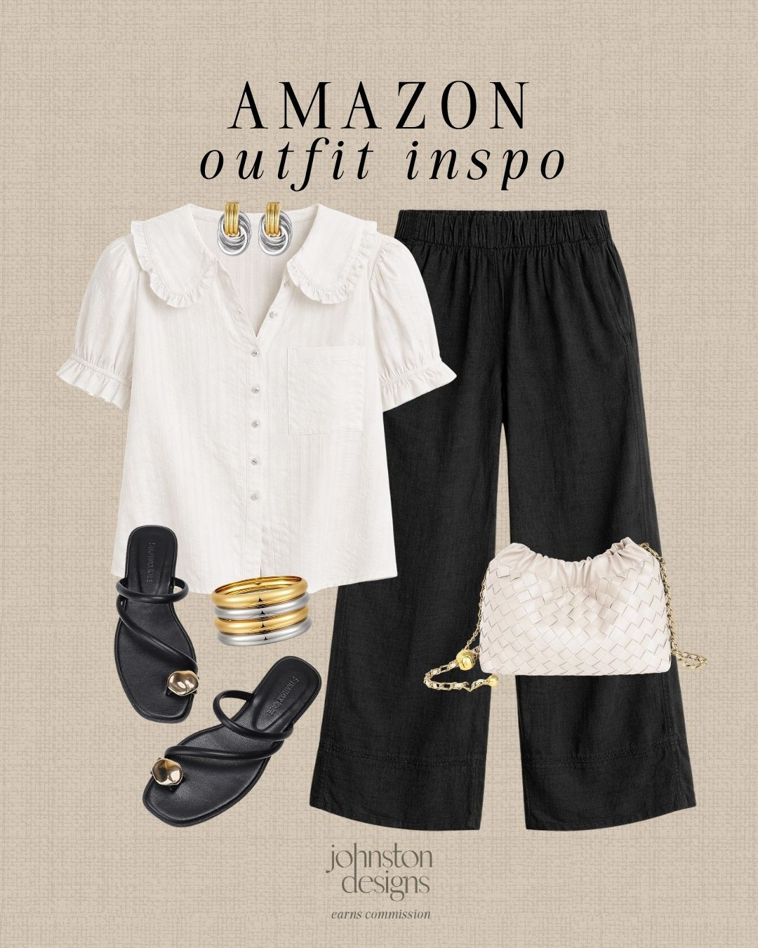 Classic black & white done right. 🖤 Effortless, elevated, and perfect for everyday chic style.

Capsule wardrobe, black and white outfit, chic casual outfit, elevated basics, effortless style outfit, amazon outfit inspo, minimal outfit ideas, classic style outfit, neutral fashion finds, everyday chic look, summer capsule wardrobe, spring style, styled look. 

 #LTKootd