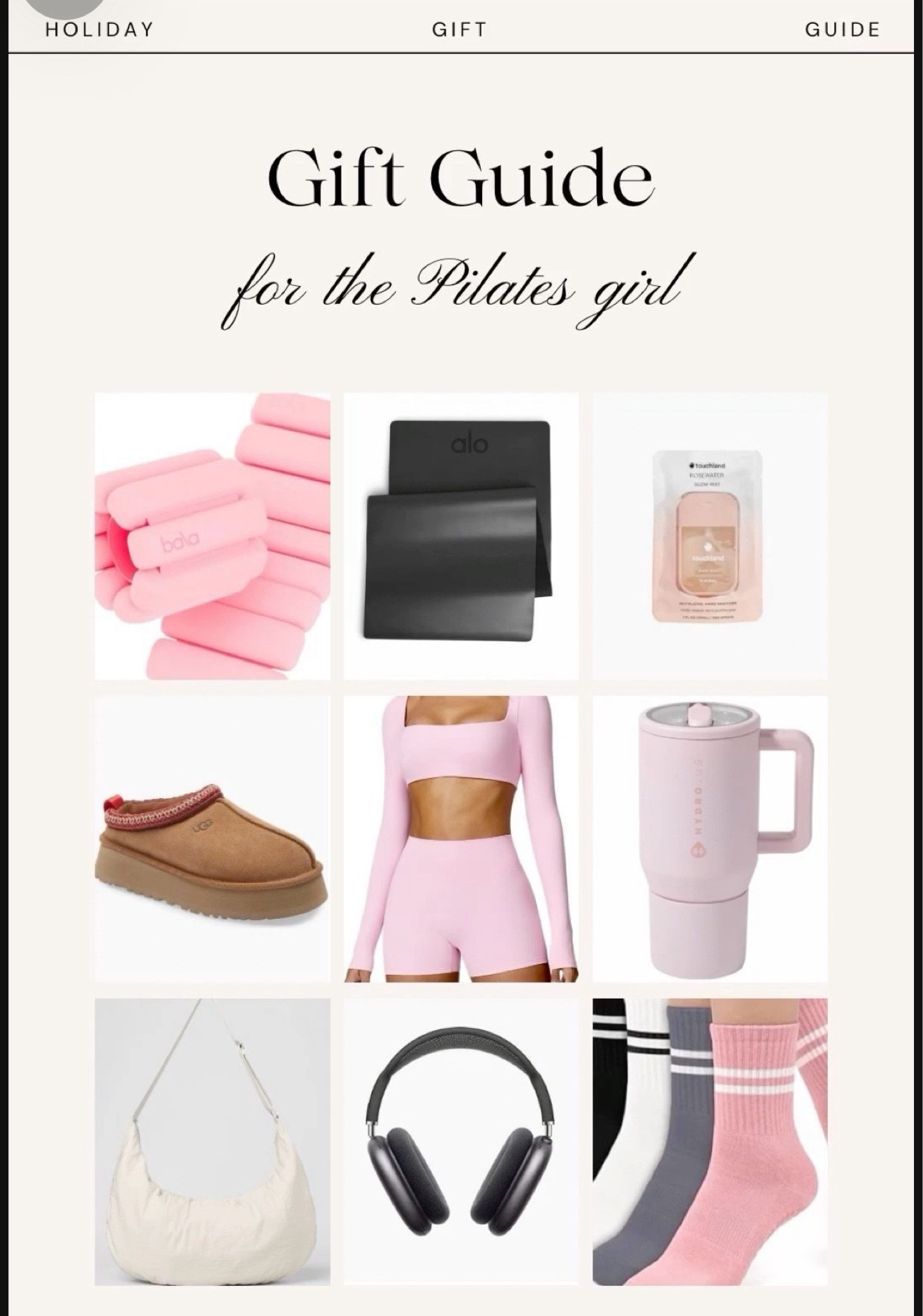 Pilates girl gift guide! 💖🩰🤍

#LTKCyberWeek #LTKHoliday #LTKGiftGuide