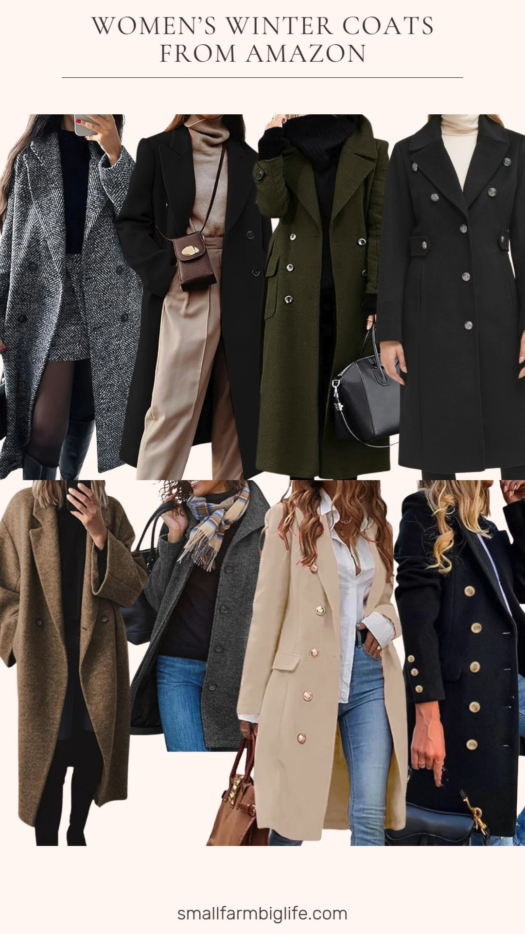 Chic winter layers from Amazon ❄️ From classic wool coats to timeless trenches, these are the warm, polished staples that instantly elevate any winter outfit. 

 #LTKSeasonal #LTKOver40 #LTKFindsUnder50