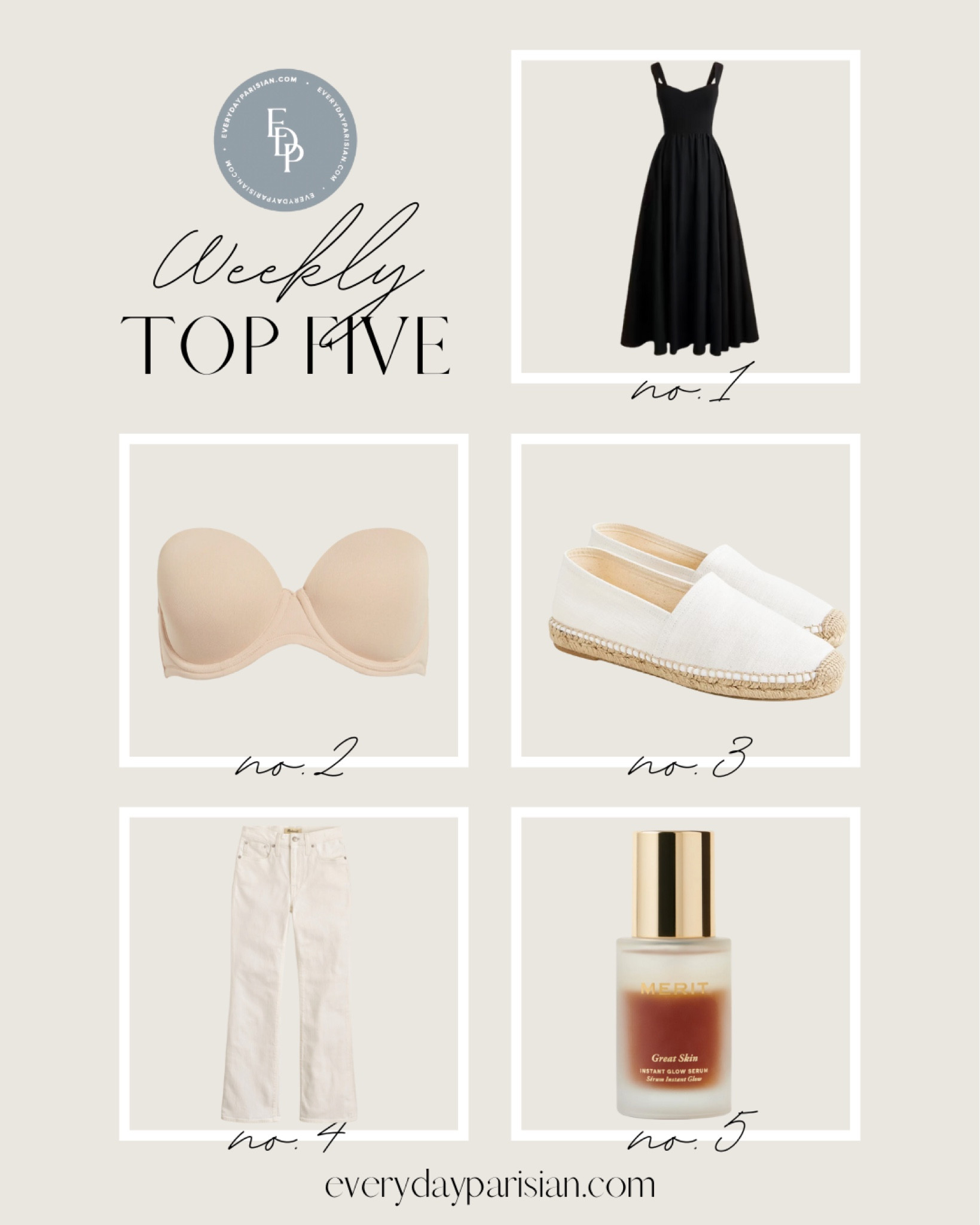 This week’s best sellers include the $98 dress from crew. Merit glow serum, and espadrilles from Jcrew on sale 

#LTKxNSale #LTKSaleAlert