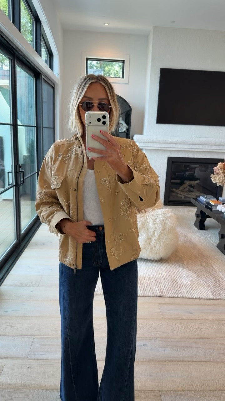 Most loved jacket found fully stocked paired with must have denim 🔥🔥🔥