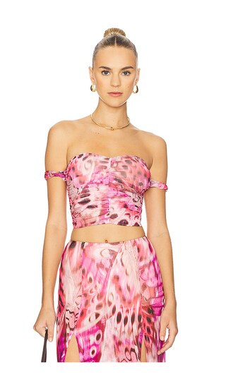 Koa Top in Berry Butterfly | Revolve Clothing (Global)