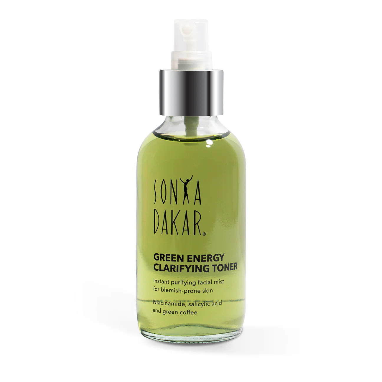 Green Energy Clarifying Toner with Salicylic Acid | Sonya Dakar Skincare