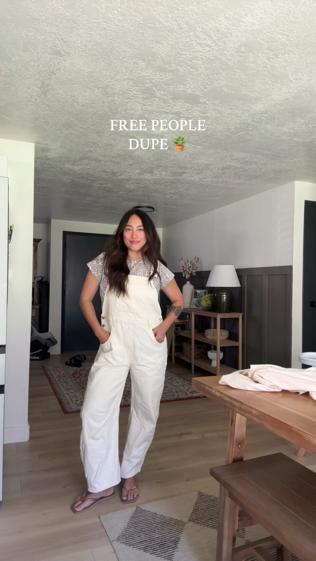 Free people dupe for the cutest overalls 😭😻 

#LTKFindsUnder50 #LTKFindsUnder100 #LTKStyleTip