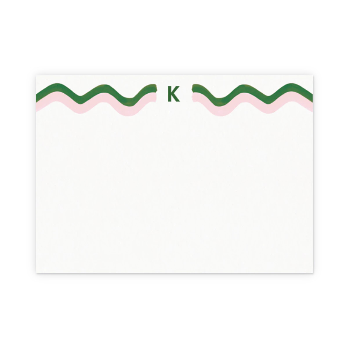 Monogram Rick Rack | Notecard Set | Papier