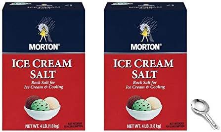 Morton Salt Rock 4 Lb Pack Of 2 W/ Custom F.O.Y Measuring Spoon and Clip | Amazon (US)