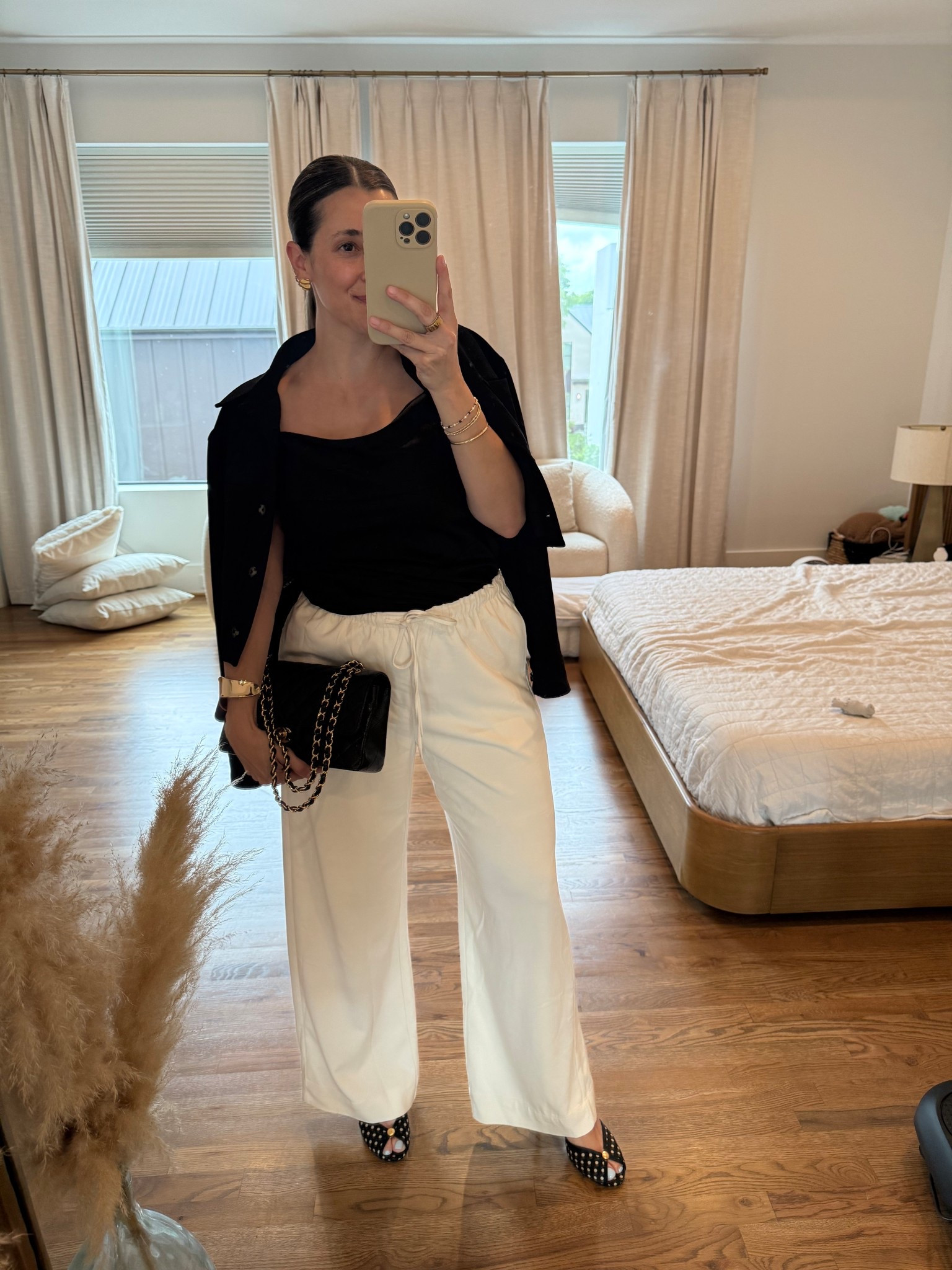 Bday date night look. These are the Target pull on pants, i love how versatile they are and easy to dress up or down!

#LTKmomlife #LTKootd