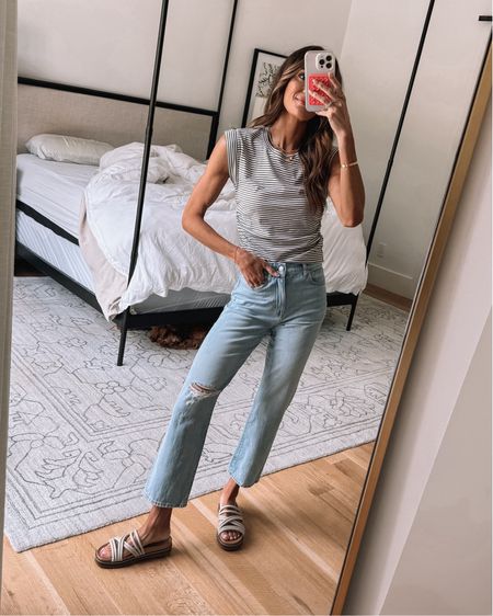 when i don’t know what to wear, my default is always a good tee + jeans! 👖.this combo is the best and it’s 20% off right now with code ltk20!🩵

#LTKSaleAlert #LTKStyleTip