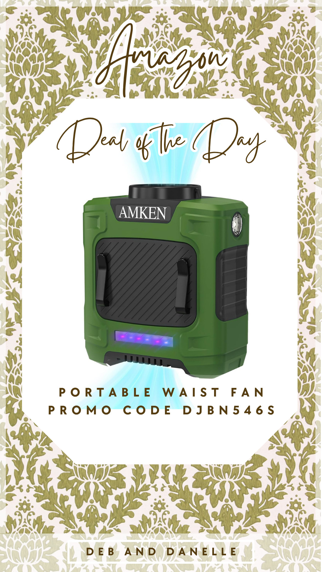 We use portable fans all year long. Here is a great deal on a portable and rechargeable waist fan to help keep you cool when you are out and about this Summer.  

 #LTKSaleAlert