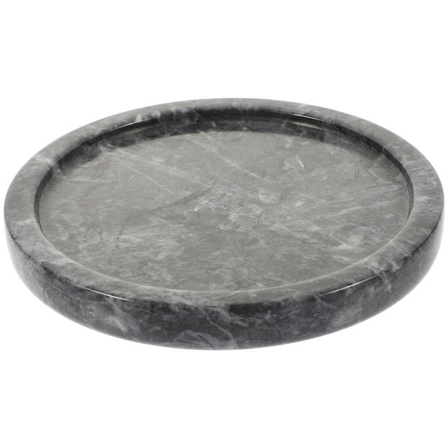 Round Shaped Marble Jewelry Tray Jewelry Plate Trinket Dish Ring Dish Key Holder Tray - Walmart.c... | Walmart (US)