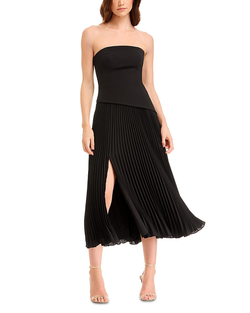 Dress the Population Kacey Strapless Midi Dress | Bloomingdale's (US)