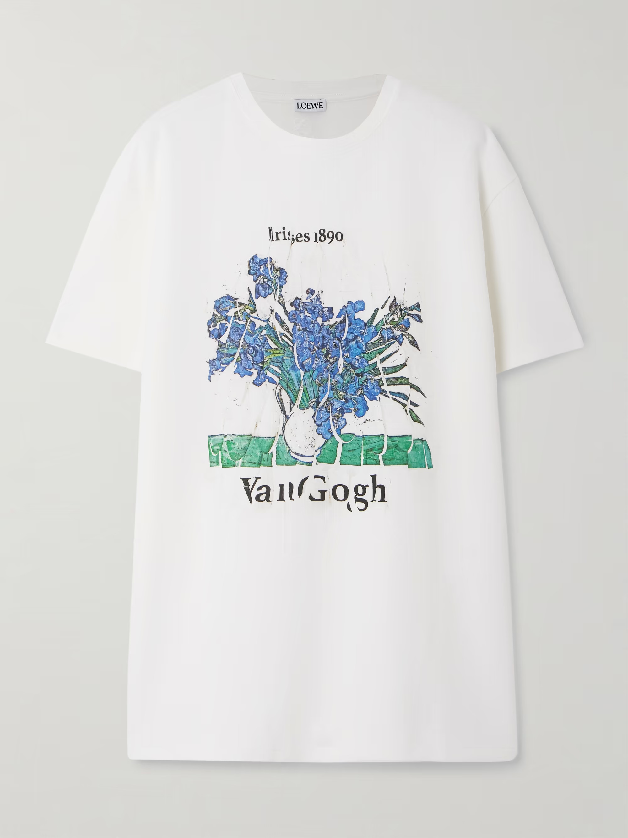 Printed cotton-blend jersey T-shirt | NET-A-PORTER (UK & EU)