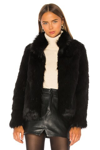 Unreal Faux Fur Delish Jacket in Black from Revolve.com | Revolve Clothing (Global)
