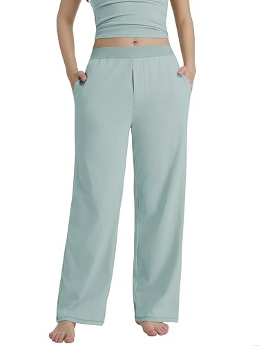 Lightweight Loose Pants for Women Casual Lounge Pants Athletic Joggers Yoga Pants with Pockets | Amazon (US)