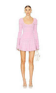 LoveShackFancy Lavender Dress in Rose Clay from Revolve.com | Revolve Clothing (Global)