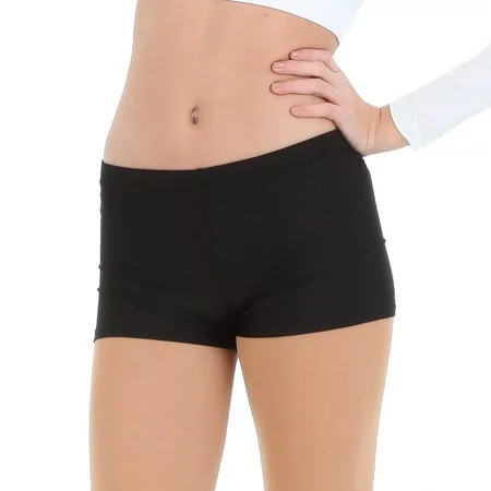 Dance Basix Essential Spandex Black Dance Shorts For Women | Walmart (US)