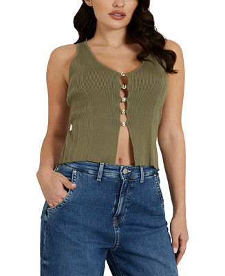 Women's Alphabet Charm Meghen Ribbed Sweater | Macy's Canada