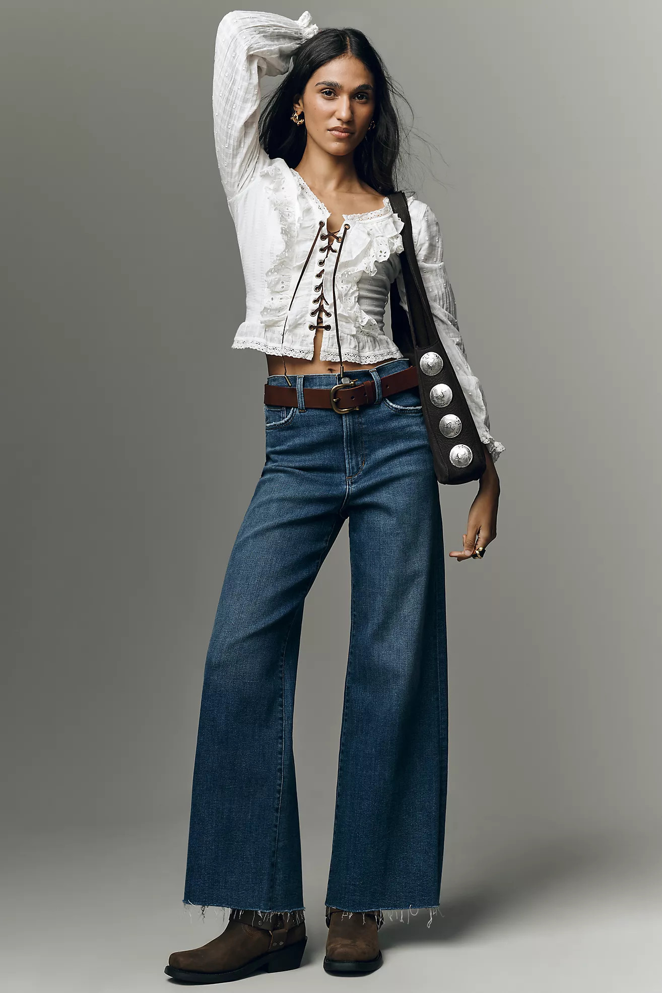 Joe's Jeans The Mia High-Rise Wide-Leg Jeans | Anthropologie (US)