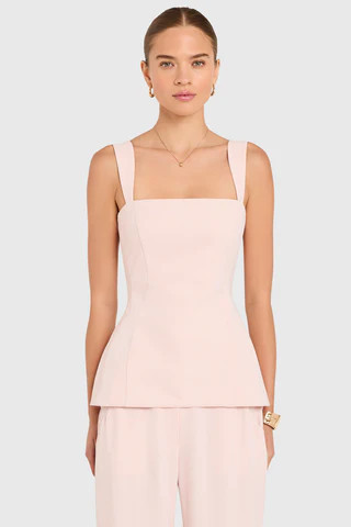 Amanda Uprichard Andreina Top in Mochi - Size S | Amanda Uprichard