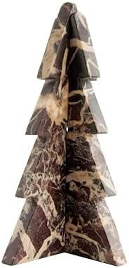 Creative Co-Op Interlocking Marble Tree Decor, Red | Amazon (US)