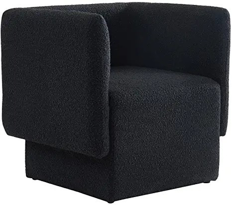 Meridian Furniture Vera Collection Modern | Contemporary Boucle Fabric Upholstered Accent Chair, ... | Amazon (US)