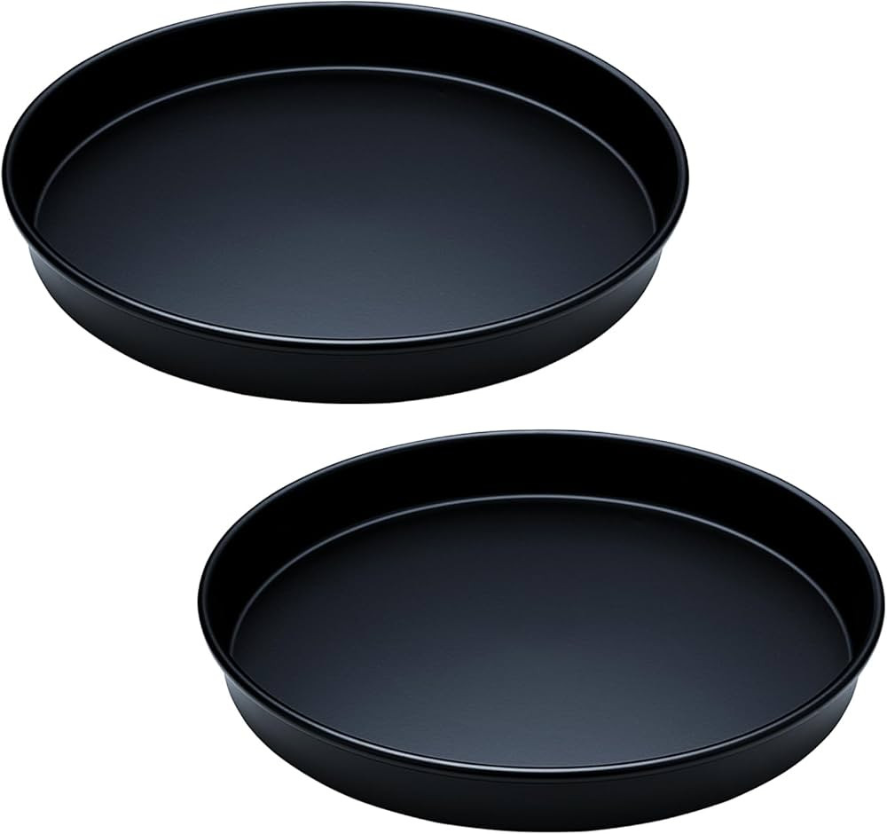 Amolliar 10" 2 Pack Lazy Susan, Non-Skid Rotating Metal Turntable Organizer for Cabinet, Kitchen,... | Amazon (US)