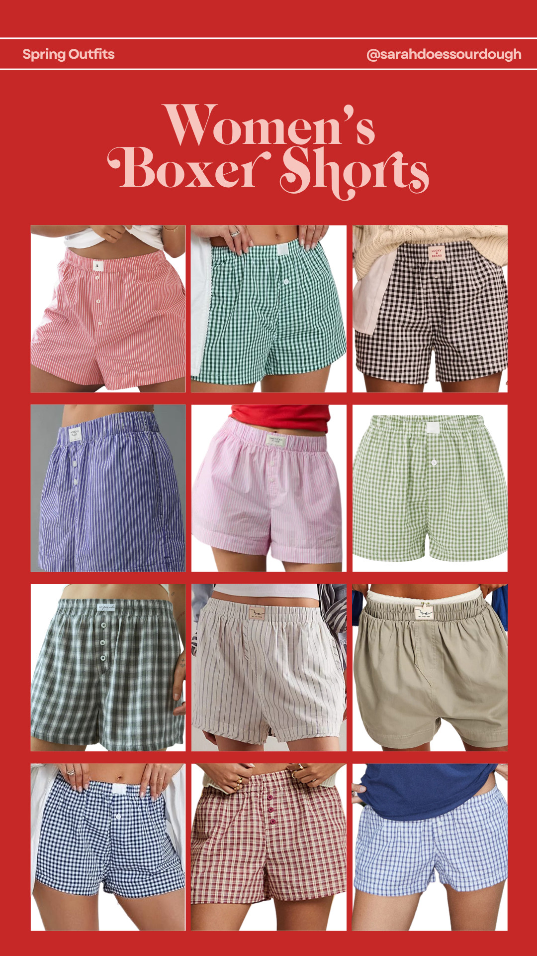 It's almost Spring, so that means it's time to pull out the comfiest bottoms ever-- boxer shorts! 

 #LTKSeasonal