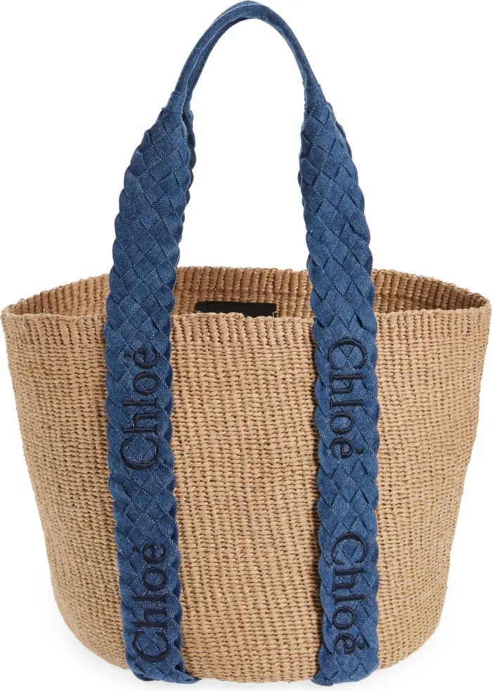 Chloé Woody Straw Basket Bag | Nordstrom | Nordstrom