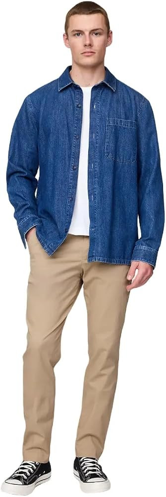 GAP Men's Modern Khakis in Slim Fit with Gapflex | Amazon (US)