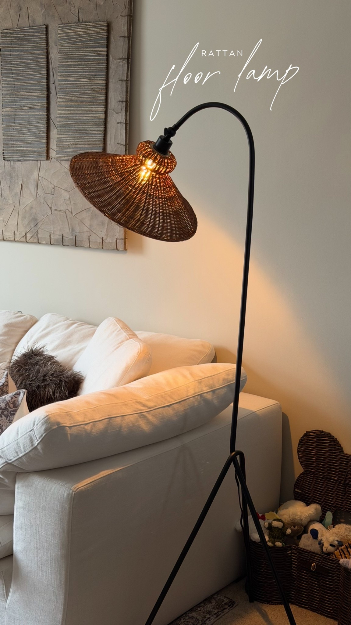 Truly couldn’t be more obsessed with my new floor lamp!!! 😭🤎 

#LTKSpringSale #LTKdayinmylife #LTKHome