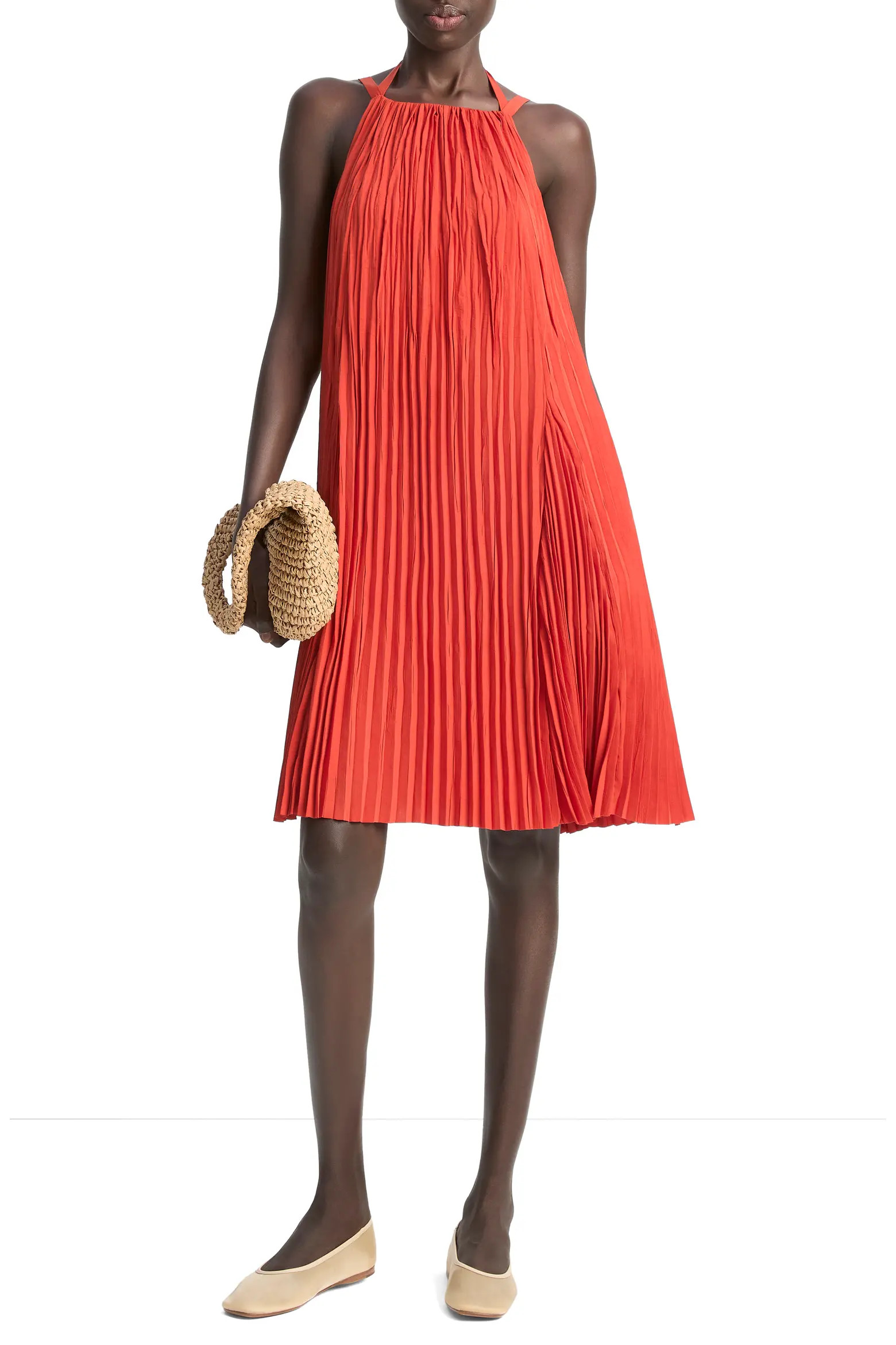 Pleated A-Line Halter Dress (Women) | Nordstromrack | Nordstrom Rack
