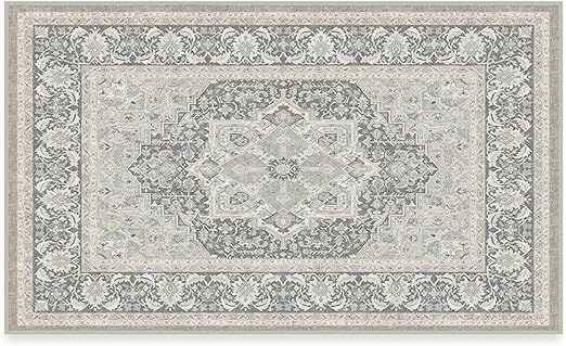 RUGGABLE Hendesi Heriz Washable Rug - Perfect Antique Vintage Area Rug for Living Room, Bedroom, ... | Amazon (US)